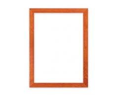 Memory Box Konfetti mit Holzrahmen und 20Â mm -, Guss, Bild/Foto/Poster-Rahmen -, cnfeti-20Â mm-px-rl-glsparent, 19Â mm breit und 15Â mm tief, Orange, 5 x 5 with Real Glass
