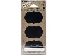 Hampton Art JJ0068 Aufkleber Kreidetafel Formen