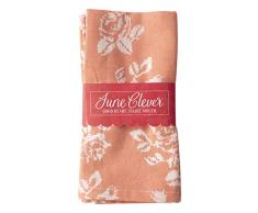 JUNE CLEVER Sammler Edition, Boutique-Stoffservietten, niedliche Stoffservietten für Esszimmer, 43,2 x 43,2 cm 17X17 Good Heart Smart Mouth