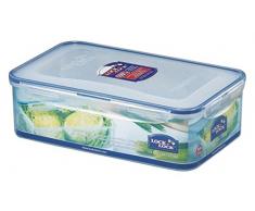 Lock & Lock Frischhaltedose, Vorratsbox, 3,6 Liter, rechteckig, mit Serviereinsatz, transparent, 6 StÃ¼ck, 301 x 188 x 94 mm