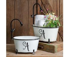 Halloween Dekorationen – 2 Sets Buchstabe A s Jack O Laterne Kürbis und Polka Dots Fall Decor – Vinyl Decals, Partyzubehör