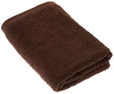 LASA PURE Walkfrottier Handtücher gut und günstig braun, Duschtuch 70x140 cm