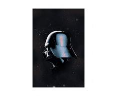 Komar Wandbild Star Wars Classic Helmets Vader | Kinderzimmer, Jugendzimmer, Dekoration, Kunstdruck | ohne Rahmen | WB093-50x70 | Größe: 50 x 70 cm (Breite x Höhe)
