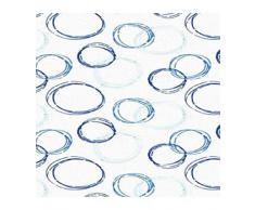 Maurer Duschvorhang Stoff Polyester Ringe enthalten Design Blasen H 200 x180 cm