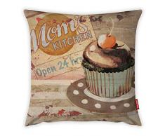 Bonamaison Dekorativ Kissenhülle, Kissenbezug, Zierkissenbezug, Wohnkultur, Für Sofa, Kaffeestube, Größe: 45X45 cm - Entworfen und hergestellt in der Türkei