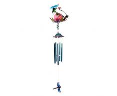 StealStreet 328001 76,2 cm Libelle Design Metall Windspiel mit Gazing Ball Top