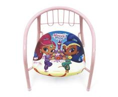 Arditex Stuhl, Metall, Schimmer und Glanz, Rosa, Medium