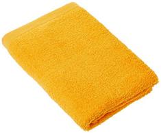 Lasa Home Badetuch, Baumwolle, gelb, 70 x 140 x 1 cm