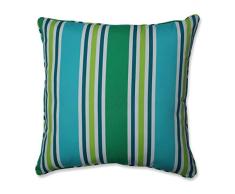 Pillow Perfect Outdoor | Indoor Paragon Maui 63,5 cm Bodenkissen, 41,9 x 41,9 x 12,7 cm, Blau