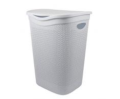 BELLI E FORTI Schöner und robuster Wäschekorb. Grande Bianco