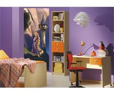 AG Design FTDv 0232 Rapunzel Disney Prinzessin, Papier Fototapete Kinderzimmer - 90x202 cm - 1 Teil, Papier, multicolor, 0,1 x 90 x 202 cm