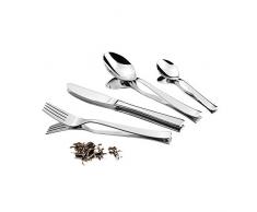 Solex Besteck-Set Elisabeth 30-Teilig, Edelstahl, Silber, 14 x 2 x 1 cm