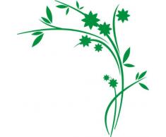 Indigos Wandtattoo, Vinyl, grün, 120 x 115 cm