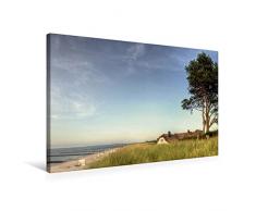 Calvendo Premium Textil-Leinwand 75 cm x 50 cm quer, Ahrenshooper Stand | Wandbild, Bild auf Keilrahmen, Fertigbild auf echter Leinwand, Leinwanddruck Menschen Menschen