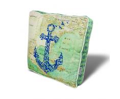 Gravel Dekokissen Cotton, Mehrfarbig, 42 x 42 cm