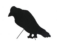 EUROPALMS Silhouette Krähe aus Styropor, Höhe 63cm