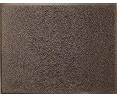 oKu-Tex Fußmatte | Schmutzfangmatte | Eco-Step| Braun | Recycling-Gummi | für innen | Eingangsbereich / Haustür / Flur | rutschfest | 60x80 cm