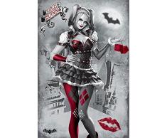 Batman - Arkham Knight - Harley Quinn - Kino Film Poster Plakat Druck - Größe 61x91,5 cm