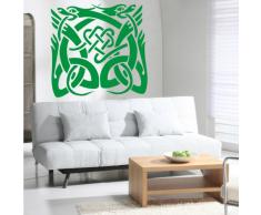 INDIGOS 4052166053617 Wandtattoo w291 Ornament Orient Wandaufkleber 80 x 80 cm, grün