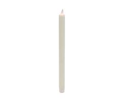Boston Warehouse Mystique Flammenlose Taper Kerze, elfenbeinfarben, 12-Inch