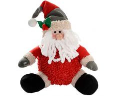 WeRChristmas 30 cm Sitzend, Motiv Weihnachtsmann, Weihnachtsdeko
