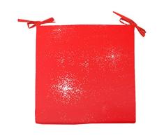 Soleil docre Sitzauflage 40x40x3 cm Strass rot