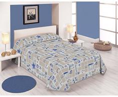 SABANALIA Tagesdecke Tarifa, Bedruckt, Mehrfarbig Cama 80-170 x 280 bunt