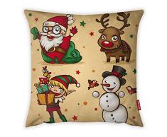 Bonamaison Dekorativ Kissenhülle, Kissenbezug, Zierkissenbezug, Wohnkultur, Für Sofa, Kaffeestube, Größe: 45X45 cm - Entworfen und hergestellt in der Türkei