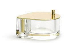 Sagaform Gold Swing Tea Light Holder Teelichthalter, Glas, Mehrfarbig, One Size