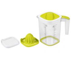 Rotho 1026005070 Messbecher, Kunststoff, Grün/Transparent, 1,5 Liter