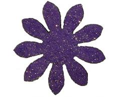 Petras Bastel News Streudeko, Fliz, lila, 18 x 12 x 5 cm