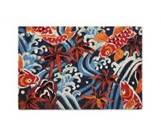 Excelsa Kimono Fußmatte, Kokosfaser, Mehrfarbig, 40 x 60 cm