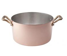 Pentole Agnelli Kasserolle mit 2 Griffen 18 cm