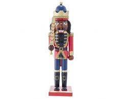 Kurt S. Adler 14-Inch African American King Nutcracker Nussknacker, Mehrfarbig