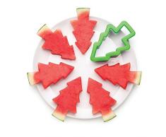 Monkey Business Pepo Forest Ausstechform Weihnachtsbaum, Edelstahl, Grün