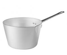 Pentole Agnelli Stieltopf konisch mit Griff, Aluminium 24 cm Aluminium