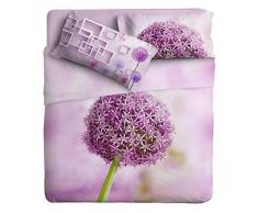 Ipersan Alium Bettwäsche-Set, Fotodruck Fine-Art, Organic Cotton Glicine, Doppelbett