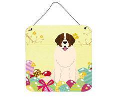 Carolines Treasures Ostereier Moscow Watchdog Metalldruck 6x6 Mehrfarbig