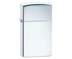 Zippo Unisex Slim Armor HIGH Polished Chrome Feuerzeug, Silber, One Size
