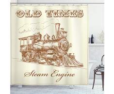 ambesonne Kollektion Art Decor, SPA Zen Basaltsteinen und Bambus Bäume Bild Print Polyester-,-Badezimmer Dusche Vorhang Set mit Haken, Textil, Multi 35, 69W x 70L