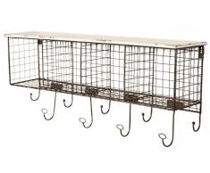 Linon 4-Cubby Wandregal, weiß