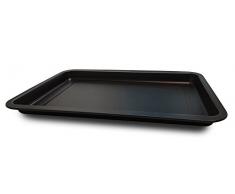 Guardini Pizza & Mania Backblech rechteckig, Stahl, schwarz