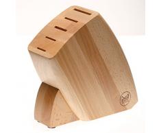 Messerblock 21x8 cm Kitchen Knives Holz natur