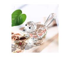 H&D Kristall Bird of Happiness Collectible Figuren Glas Tier Figur für Tisch Home Dekoration