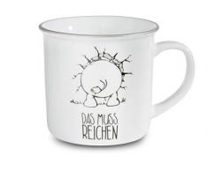NICI 45029 Tasse Ich bin hier, das muss reichen, Porzellan