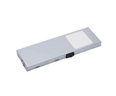 INOVVIDA UL 002-3 3er Unterbauleuchten Set inkl. 12 V LED Trafo mit Zentralschalter an einer Leuchte, 4000K, Edelstahl, 2.8 W, 20,2 (H) x 6,4 (B) x 1,45 (T)