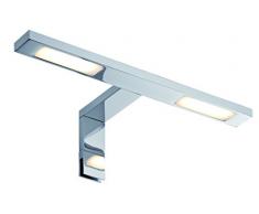 Paulmann 99385 Galeria Spiegel- und Aufschrankleuchte LED Wandlampe Double Hook Strahler 2x32W Badezimmer Chrom Schrankbeleuchtung inkl. Leuchtmittel