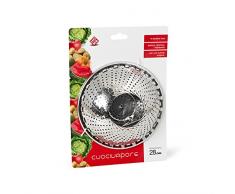 Home Korb Einsatz Dampfkochtopf, Edelstahl, 20 x 9 x 28 cm