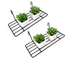 AceList Draht-Korb für Draht-Wandgitter, Multifunktions-Wand-Hängekorb, geeignet für den Einsatz in Schlafzimmer, Badezimmer, Schlafsäle – Basket F 2 Sets Tray