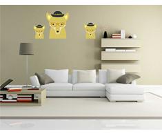 Indigos KAR-Wall-clm034-70 Wandtattoo fürs Kinderzimmer clm034 - Lustige kleine Monster - Niedlichen Hund - Wandaufkleber 70 x 30 cm